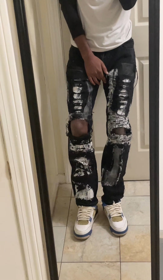 Black Boro Denim