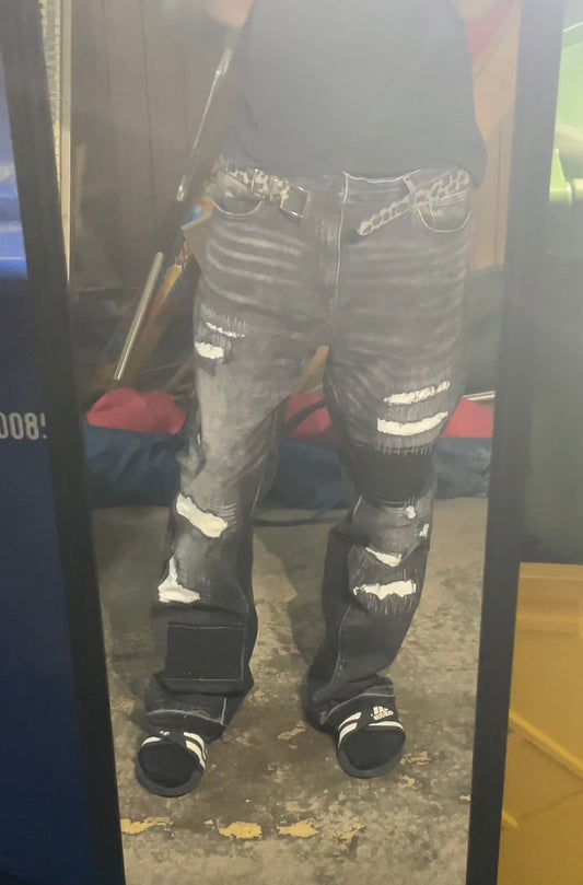 Black crash Denim II