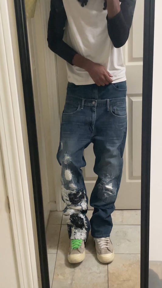 Blue Boro Crash Denim II