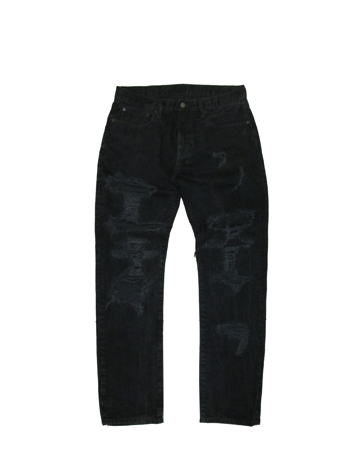 Black Crash Denim