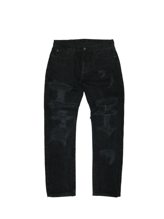 Black Crash Denim