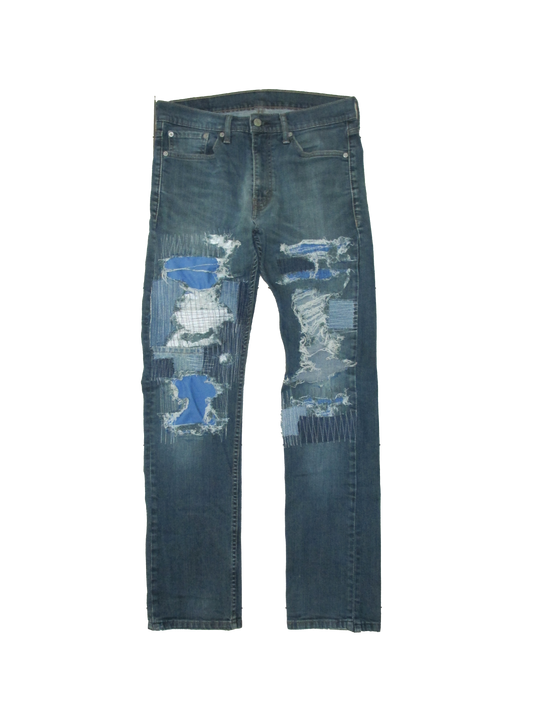 Blue Boro Crash Denim III